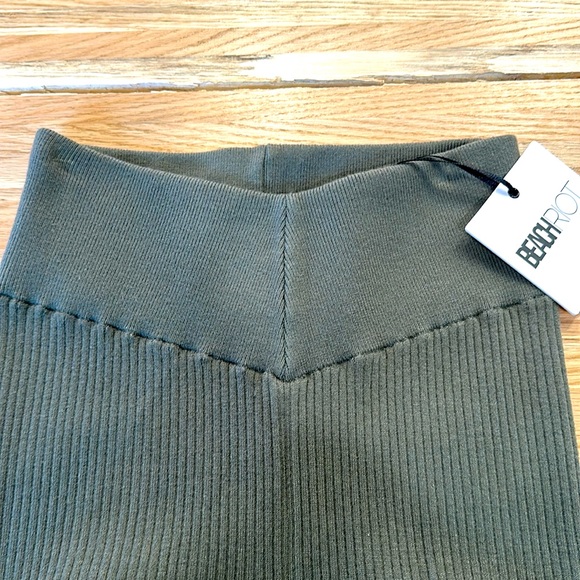 Beach Riot Olive Ribbed Pants - Picture 2 of 4